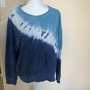 Old navy Blue and White Tie-Dye Top